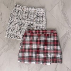 2 skirts 1 price! BUNDLE! SHEIN mini skirt bundle!